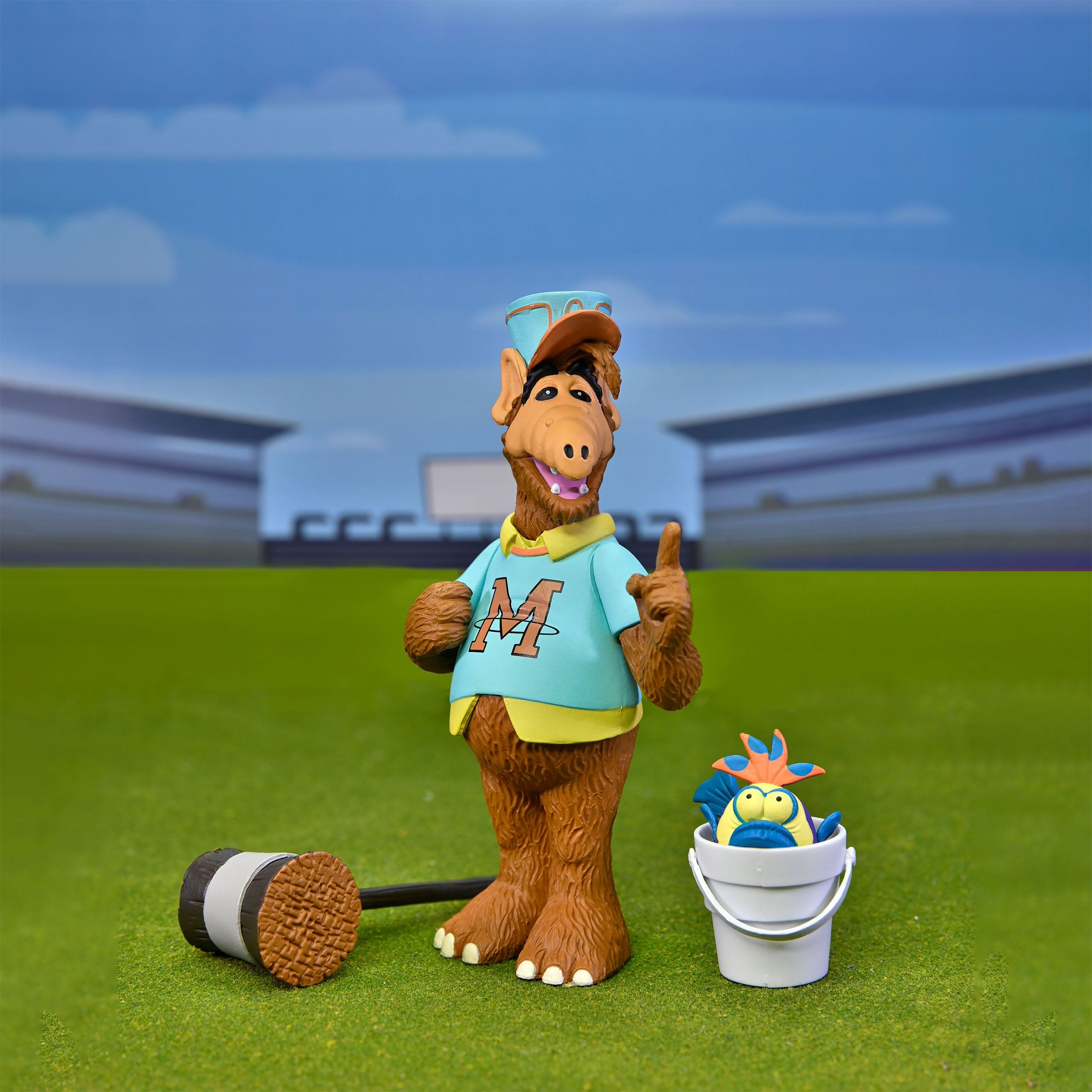 Productafbeelding Alf met honkbalknuppel figuur
