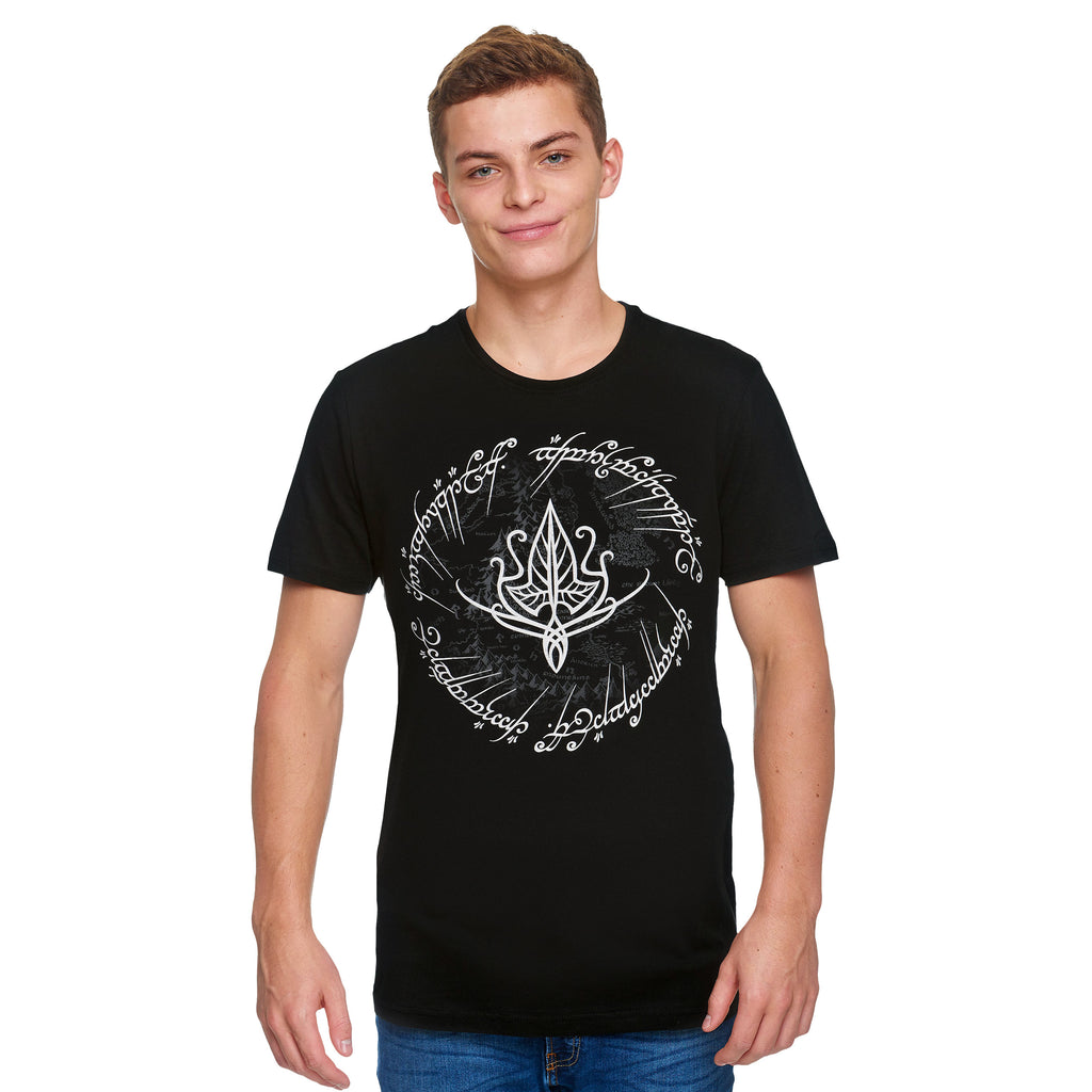 Productafbeelding Heer der Ringen - Elfenblad T-shirt zwart