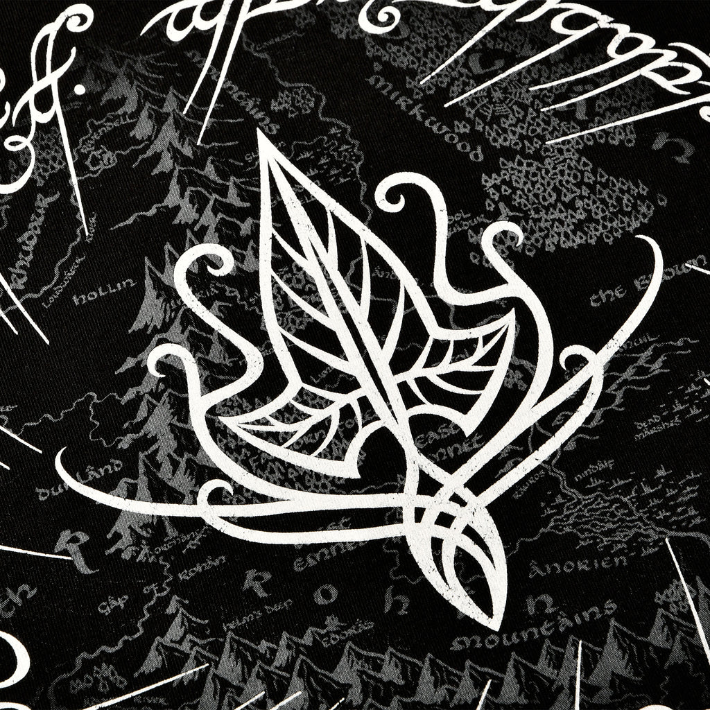 Productafbeelding Heer der Ringen - Elfenblad T-shirt zwart