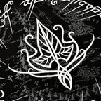 Productafbeelding Heer der Ringen - Elfenblad T-shirt zwart