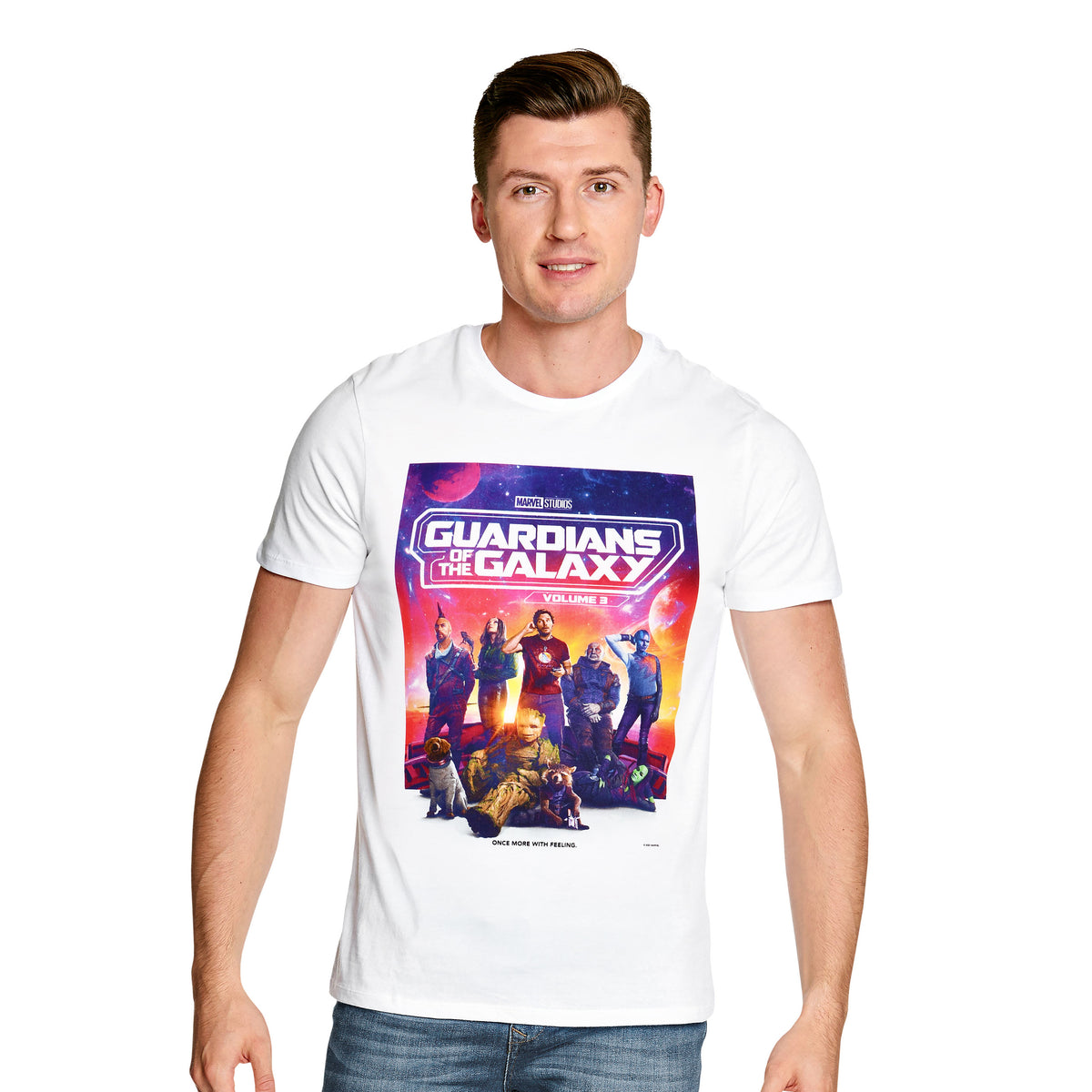 Productafbeelding Guardians of the Galaxy - Crew T-shirt wit