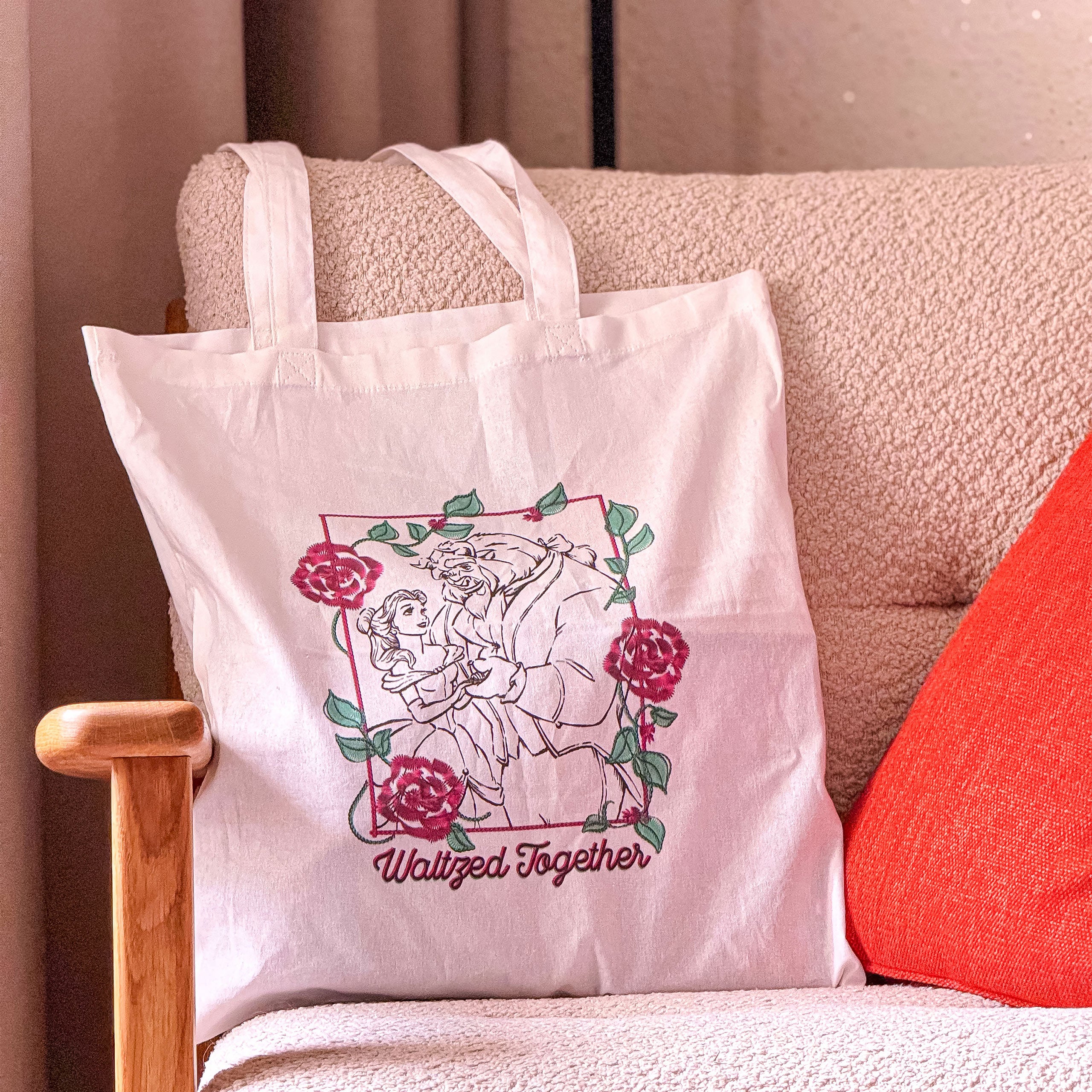 Productafbeelding Beauty and the Beast - Waltzed Together Jute Zak