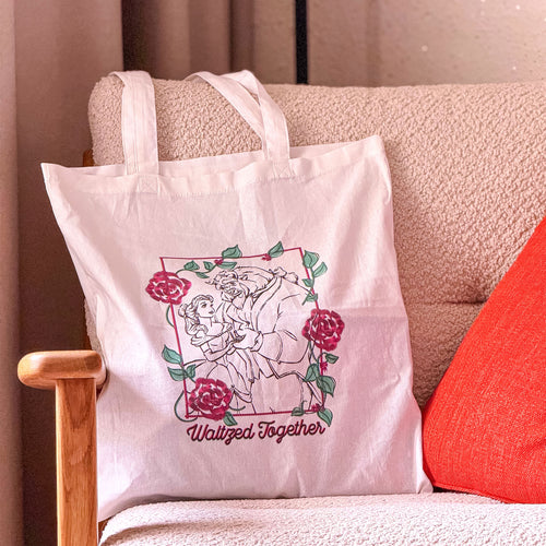 Productafbeelding Beauty and the Beast - Waltzed Together Jute Zak