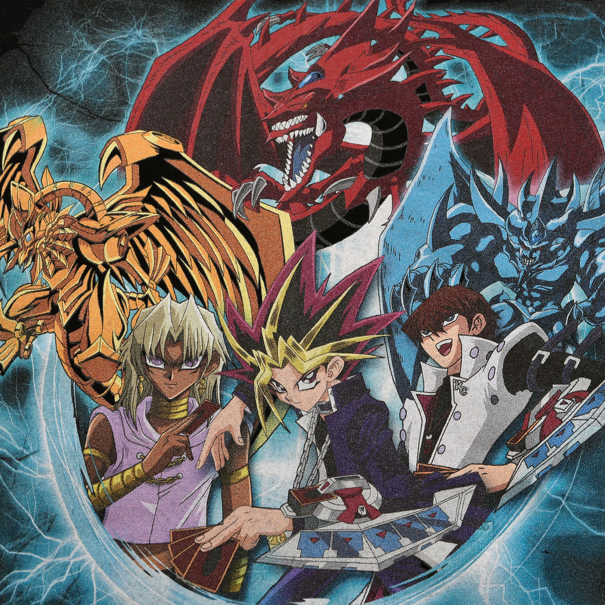 Productafbeelding Yu-Gi-Oh! - Group Shot Blue Vortex T-Shirt zwart