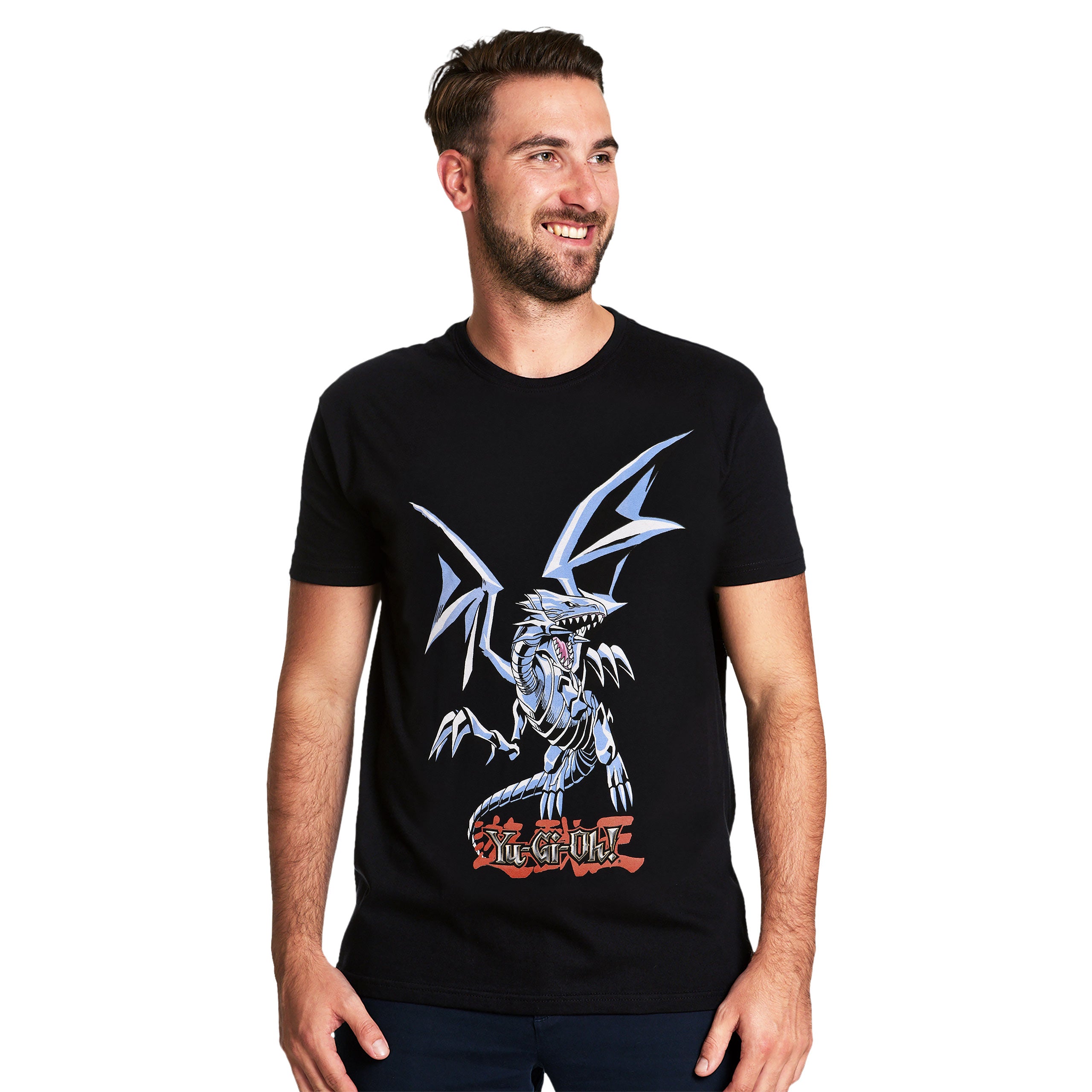 Productafbeelding Yu-Gi-Oh! - Blue-Eyes White Dragon T-Shirt Zwart