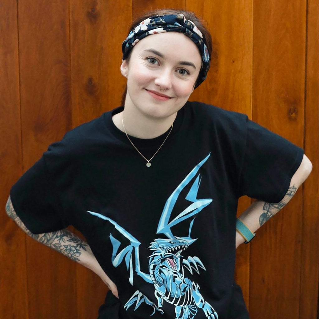 Productafbeelding Yu-Gi-Oh! - Blue-Eyes White Dragon T-Shirt Zwart