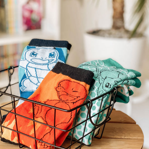Productafbeelding Pokemon - Charmander, Squirtle, Bulbasaur Sokken 3-delige Set
