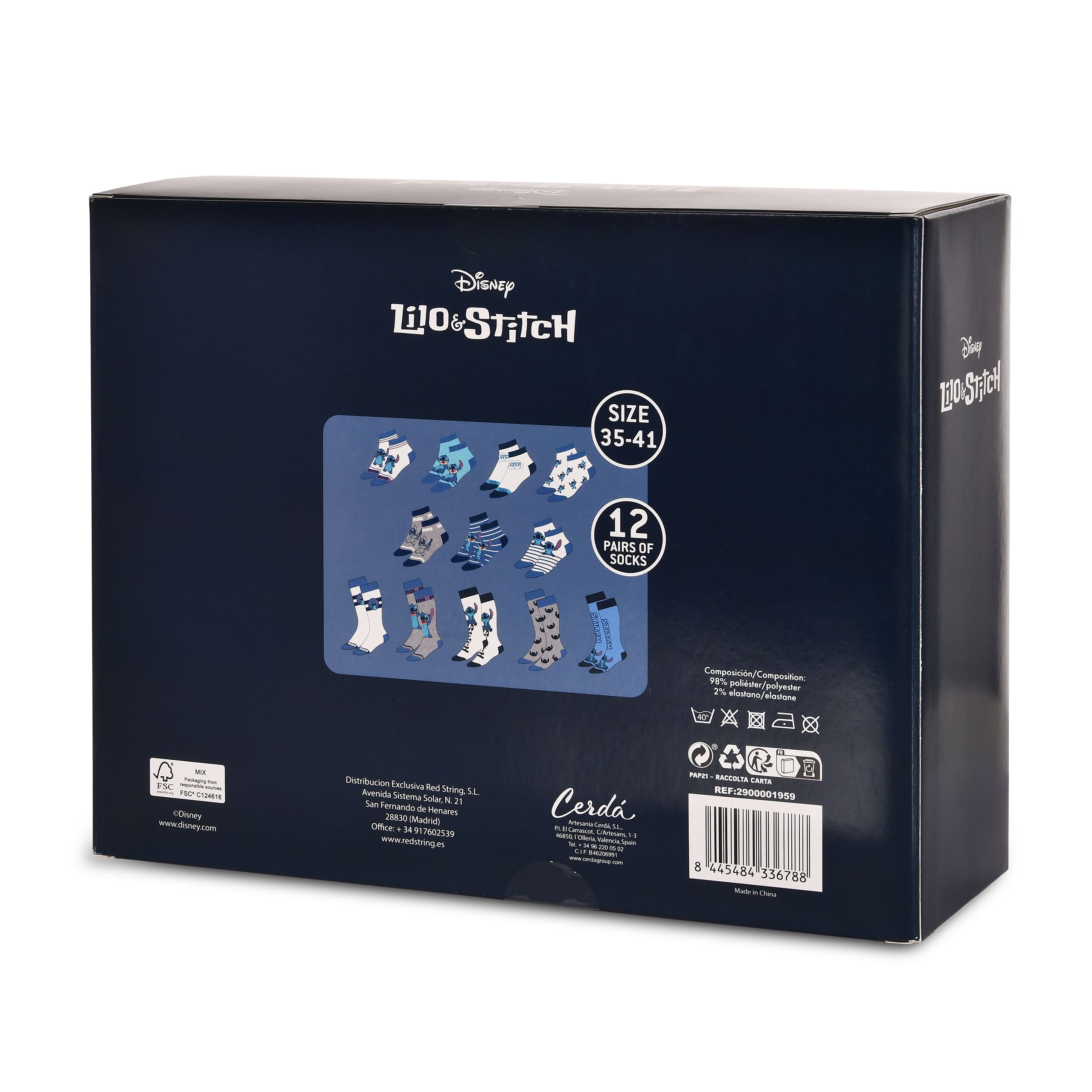Productafbeelding Lilo & Stitch - Stitch Sokken Adventskalender