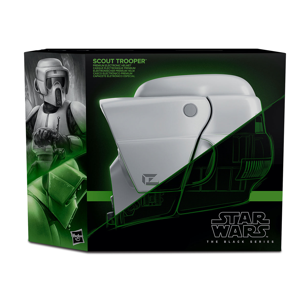 Productafbeelding Star Wars - Scout Trooper Black Series Premium Helm