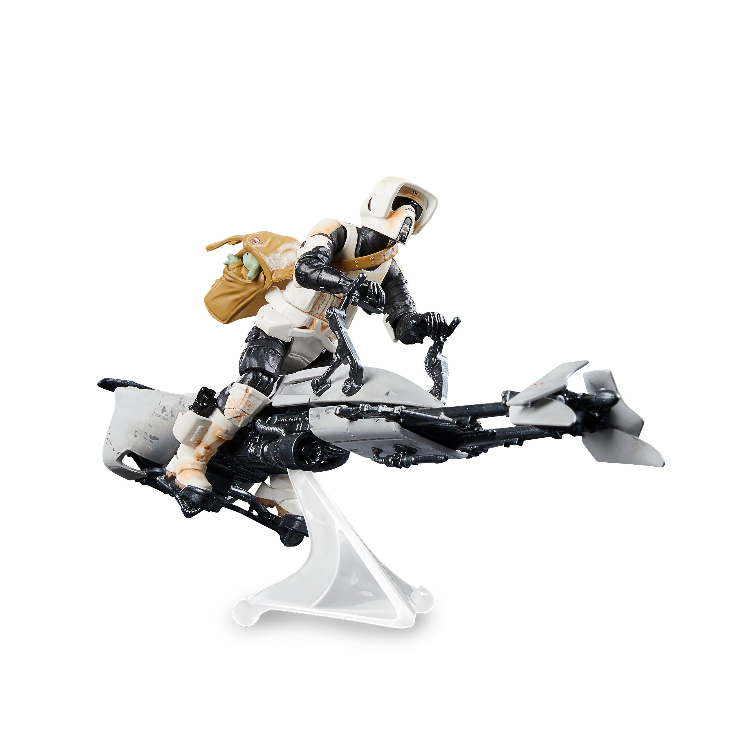 Productafbeelding Star Wars - Speeder Bike met Scout Trooper & Grogu Actiefiguur