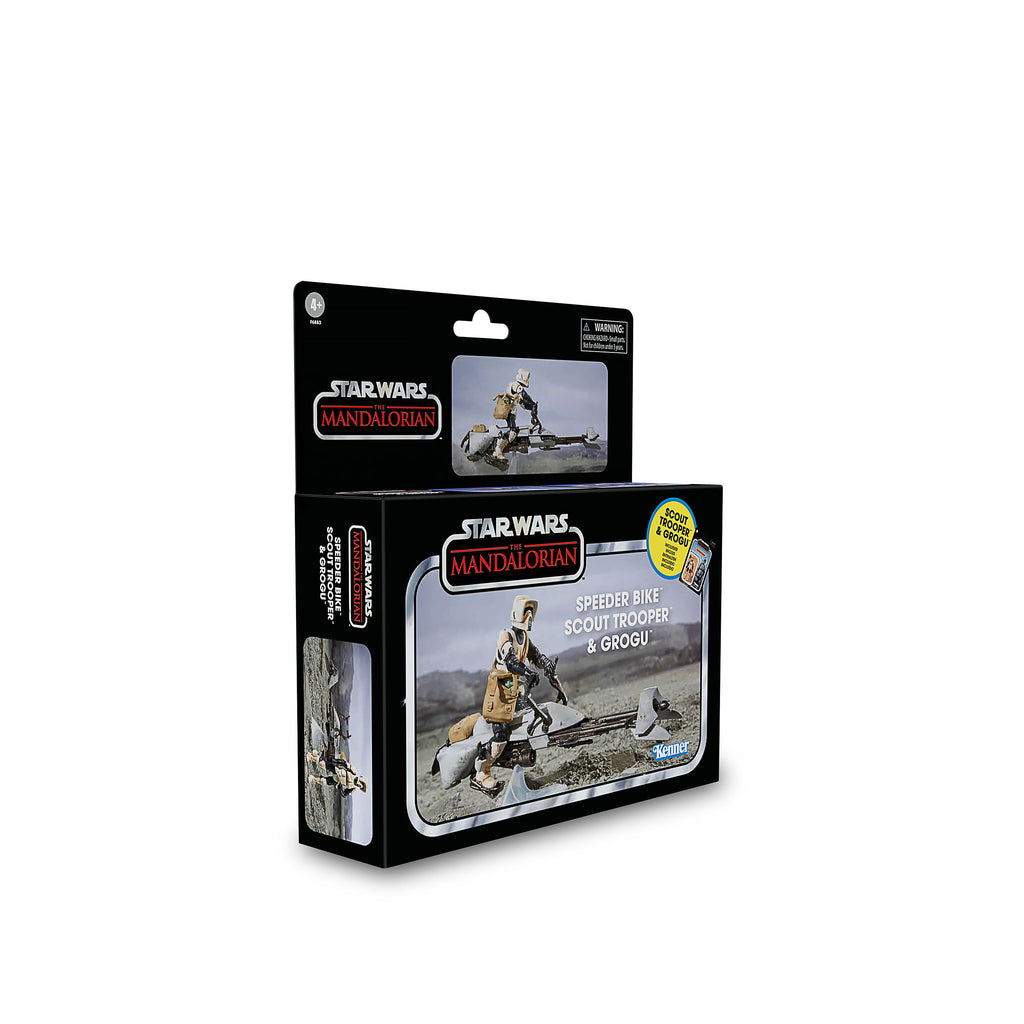 Productafbeelding Star Wars - Speeder Bike met Scout Trooper & Grogu Actiefiguur
