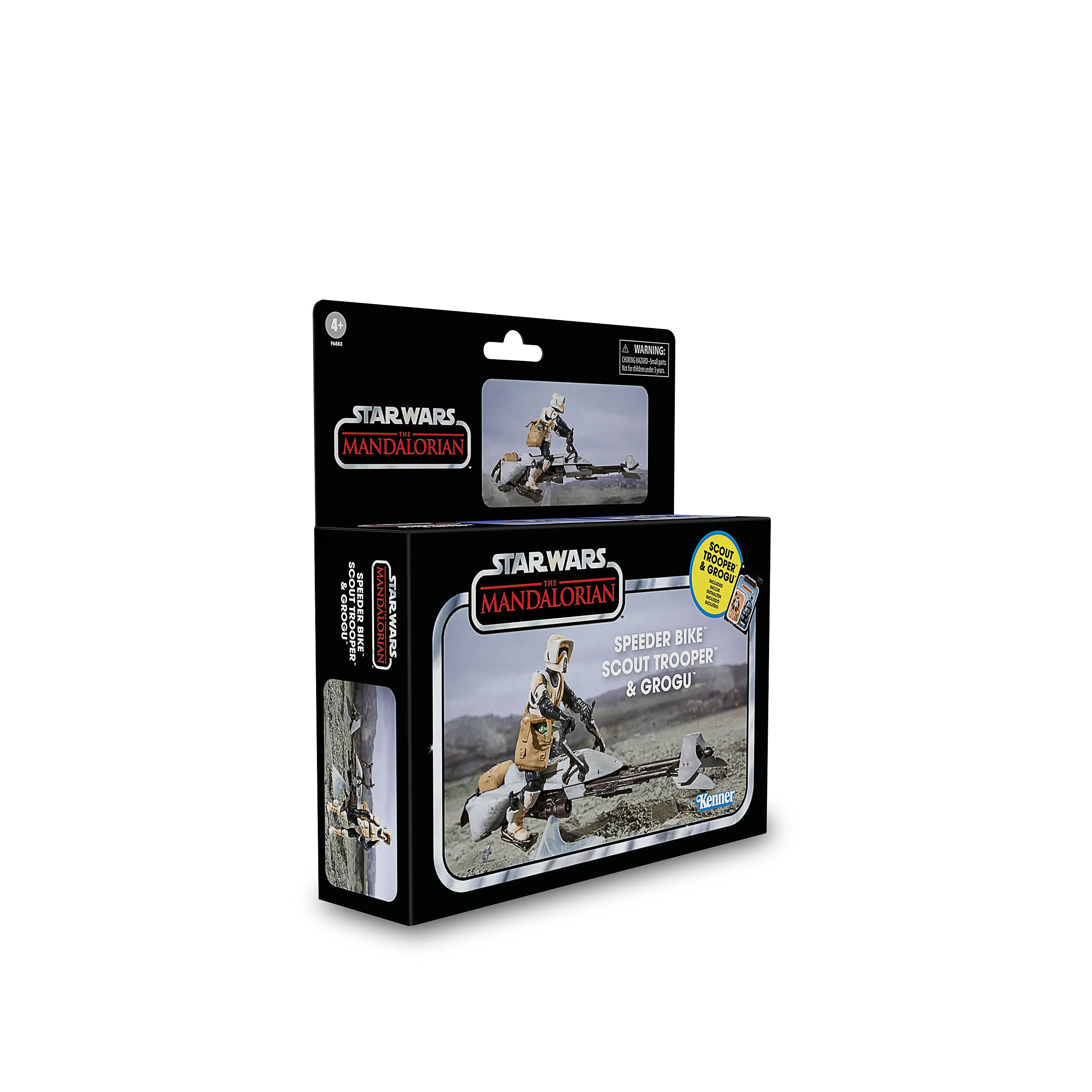 Productafbeelding Star Wars - Speeder Bike met Scout Trooper & Grogu Actiefiguur