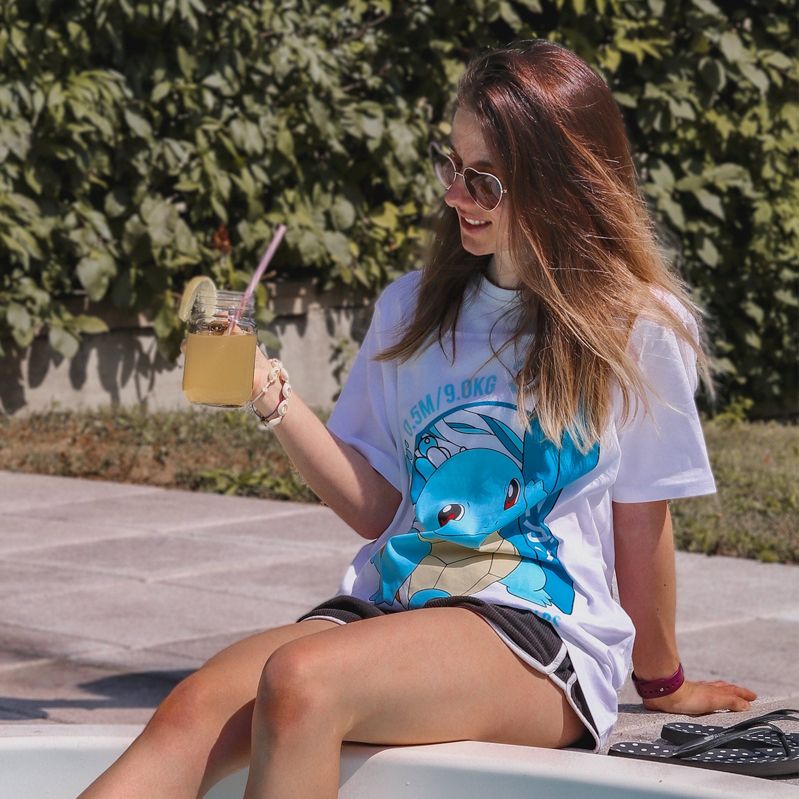 Productafbeelding Pokemon - Squirtle Surfer T-shirt wit