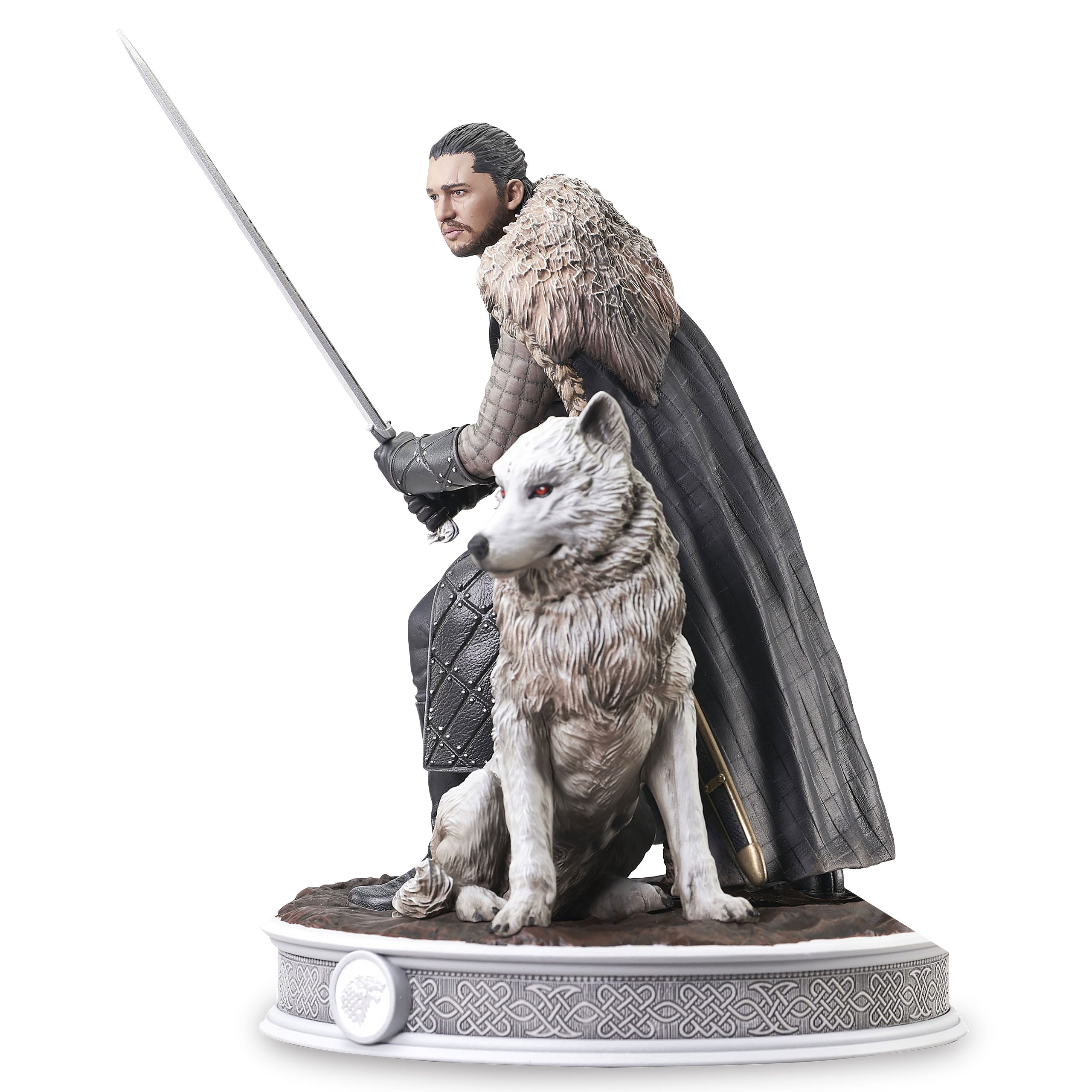 Productafbeelding Game of Thrones - Jon Snow met Ghost Beeldje