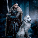 Productafbeelding Game of Thrones - Jon Snow met Ghost Beeldje