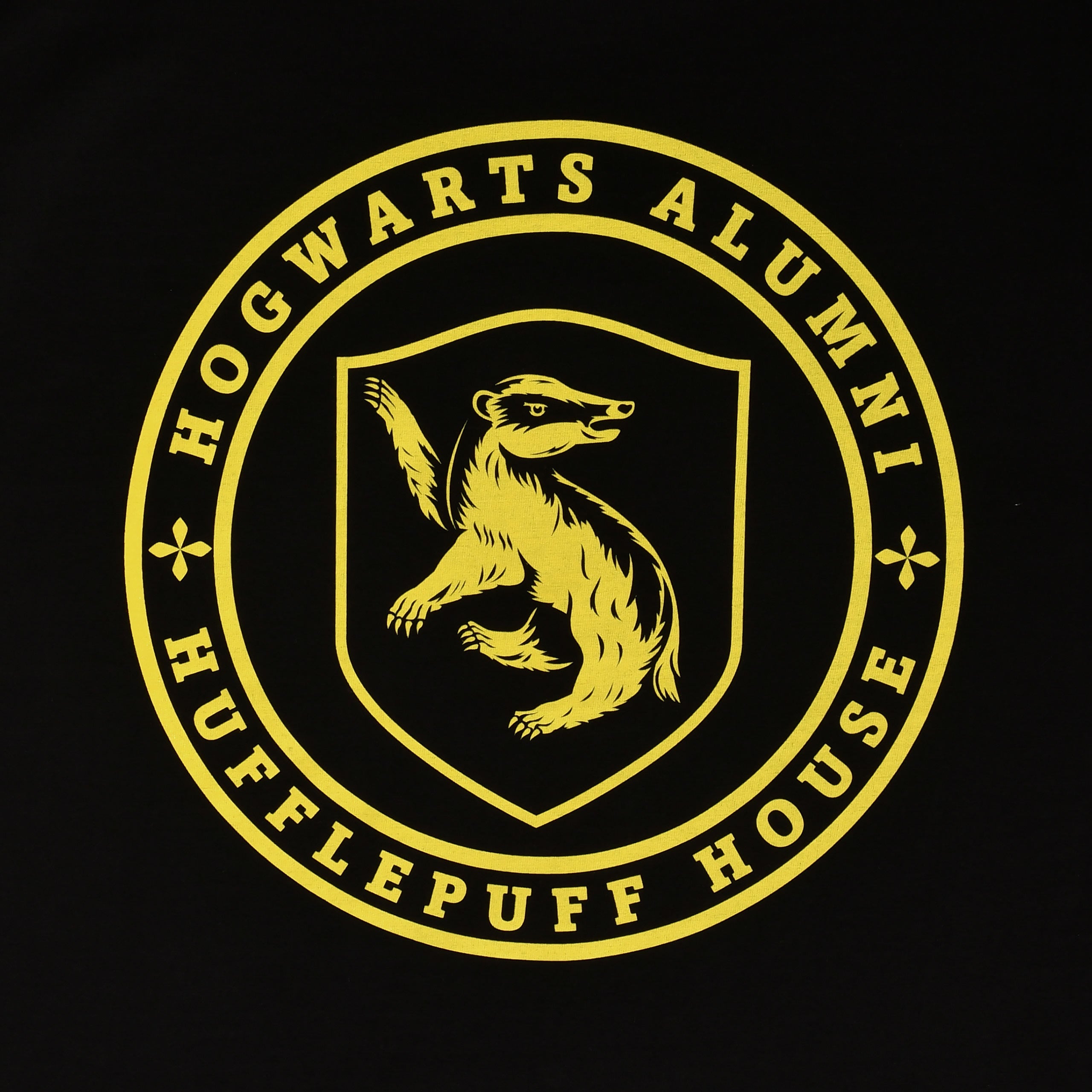 Productafbeelding Zwart Hufflepuff Hogwarts Alumni T-shirt - Harry Potter