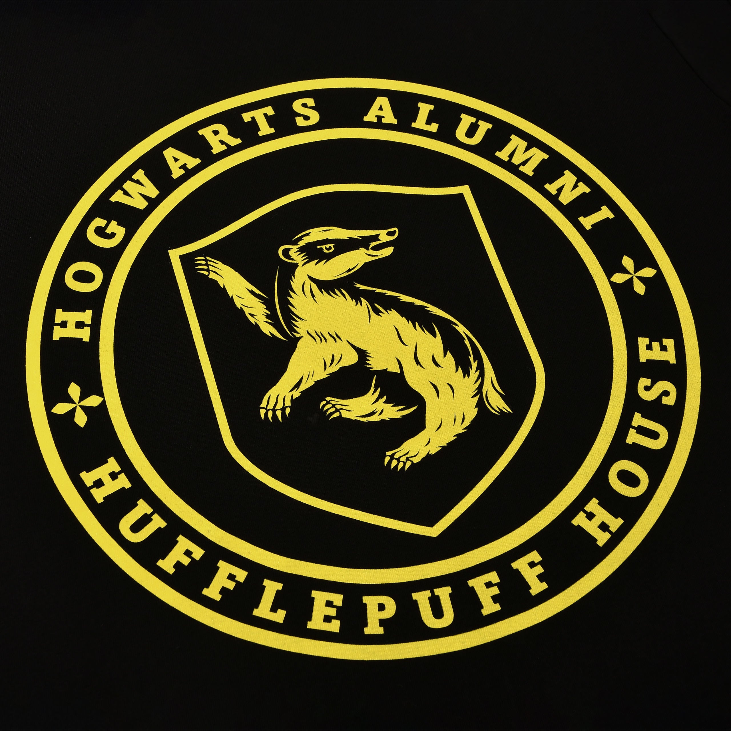 Productafbeelding Zwart Hufflepuff Hogwarts Alumni T-shirt - Harry Potter
