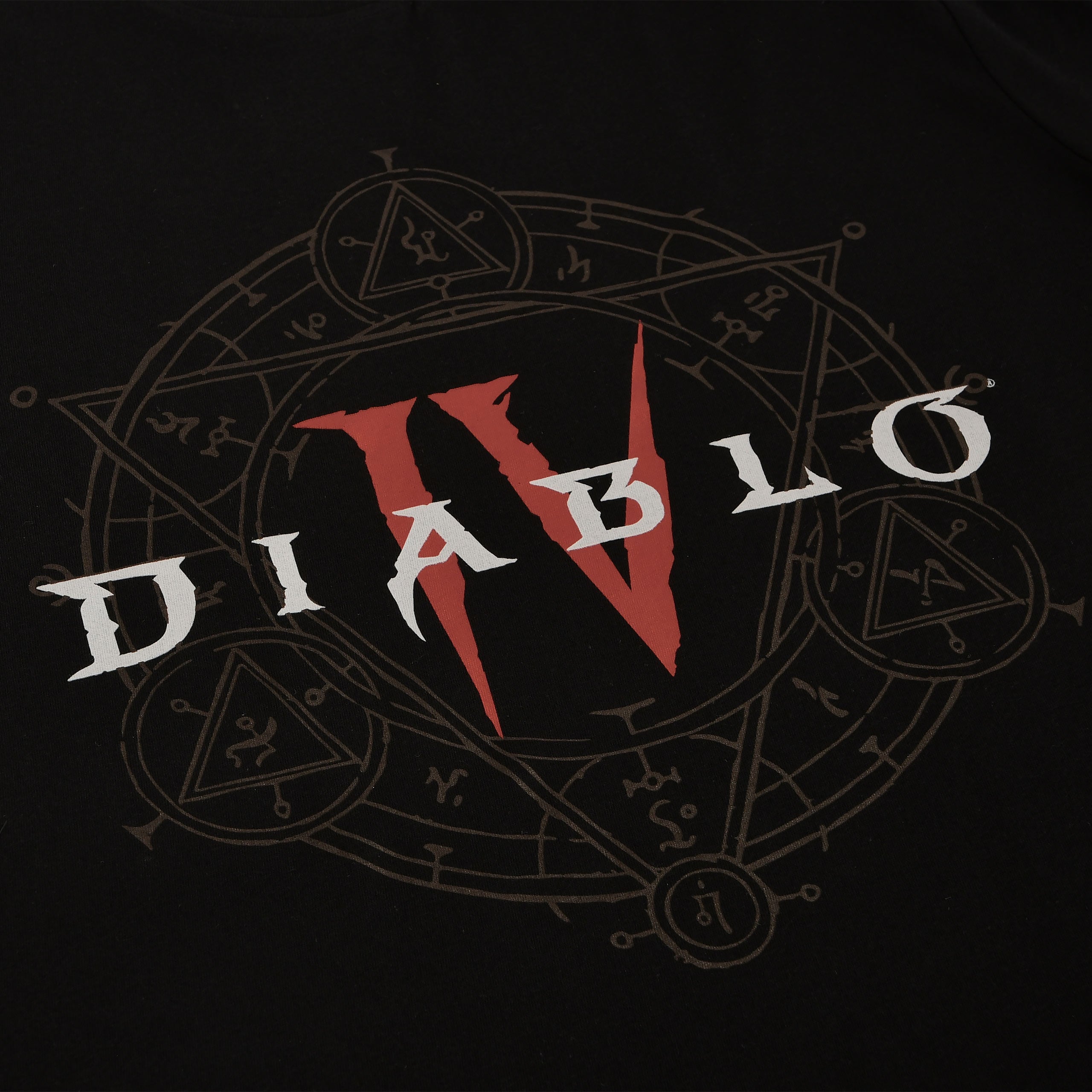 Productafbeelding Diablo IV - Hexagram Logo T-Shirt Zwart
