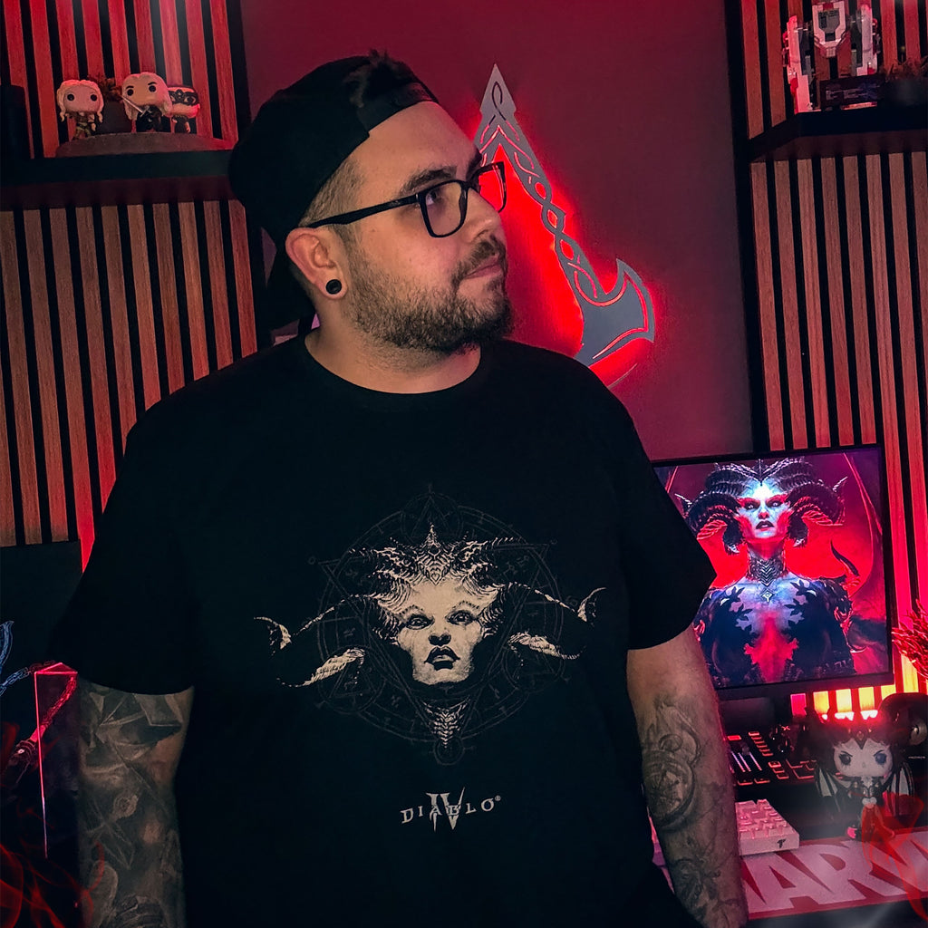 Productafbeelding Diablo IV - Queen of the Damned T-Shirt Zwart