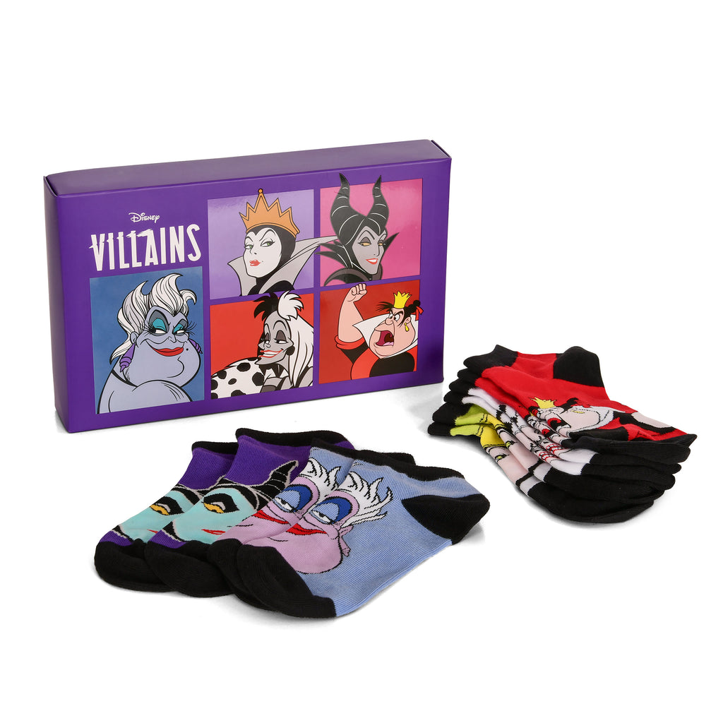 Productafbeelding Disney - Villains Bad Girls Sneaker Sokken 5-delige set