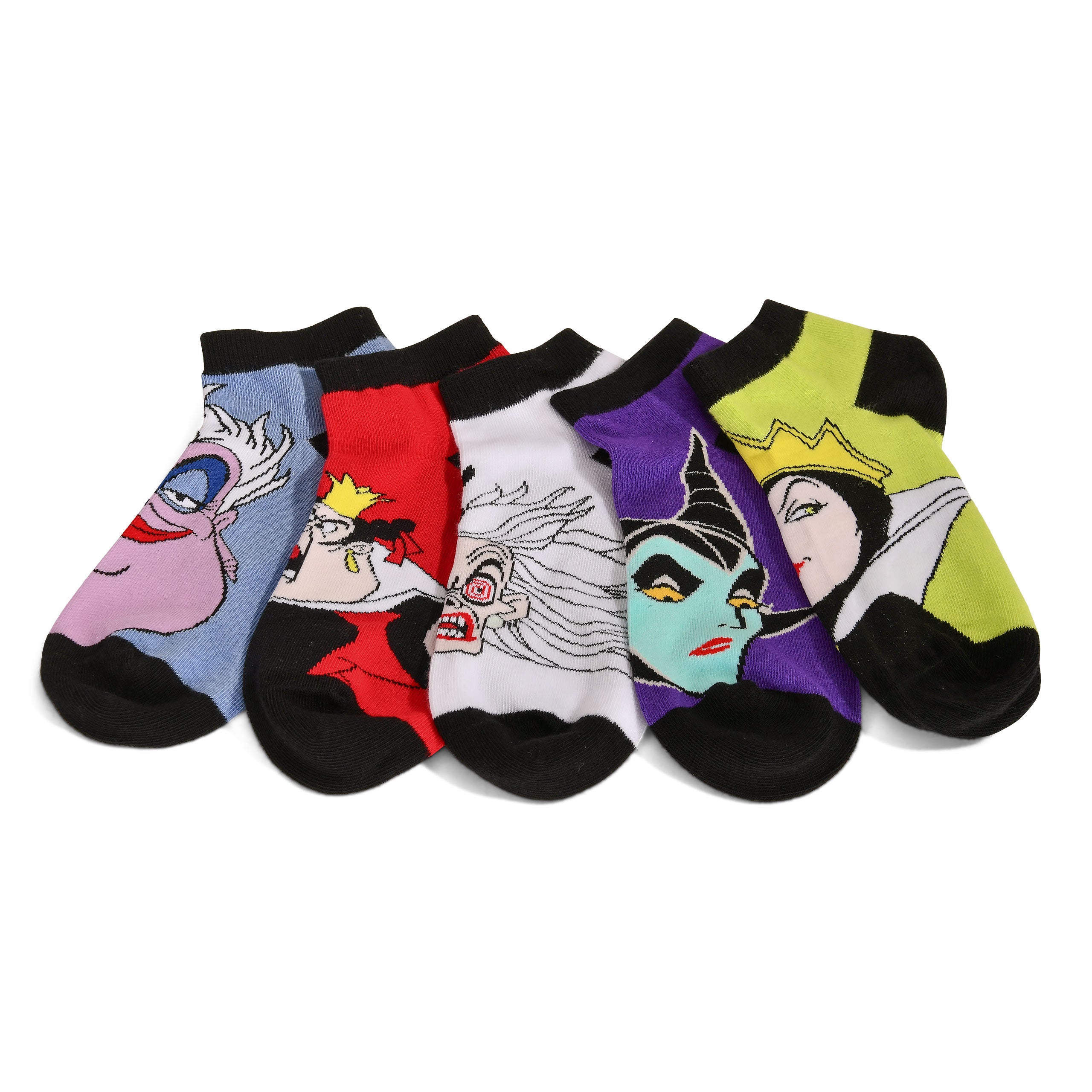 Productafbeelding Disney - Villains Bad Girls Sneaker Sokken 5-delige set