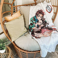 Productafbeelding Demon Slayer - Nezuko en Tanjiro Kamado Strandhanddoek