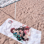 Productafbeelding Demon Slayer - Nezuko en Tanjiro Kamado Strandhanddoek
