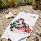 Productafbeelding Demon Slayer - Nezuko en Tanjiro Kamado Strandhanddoek