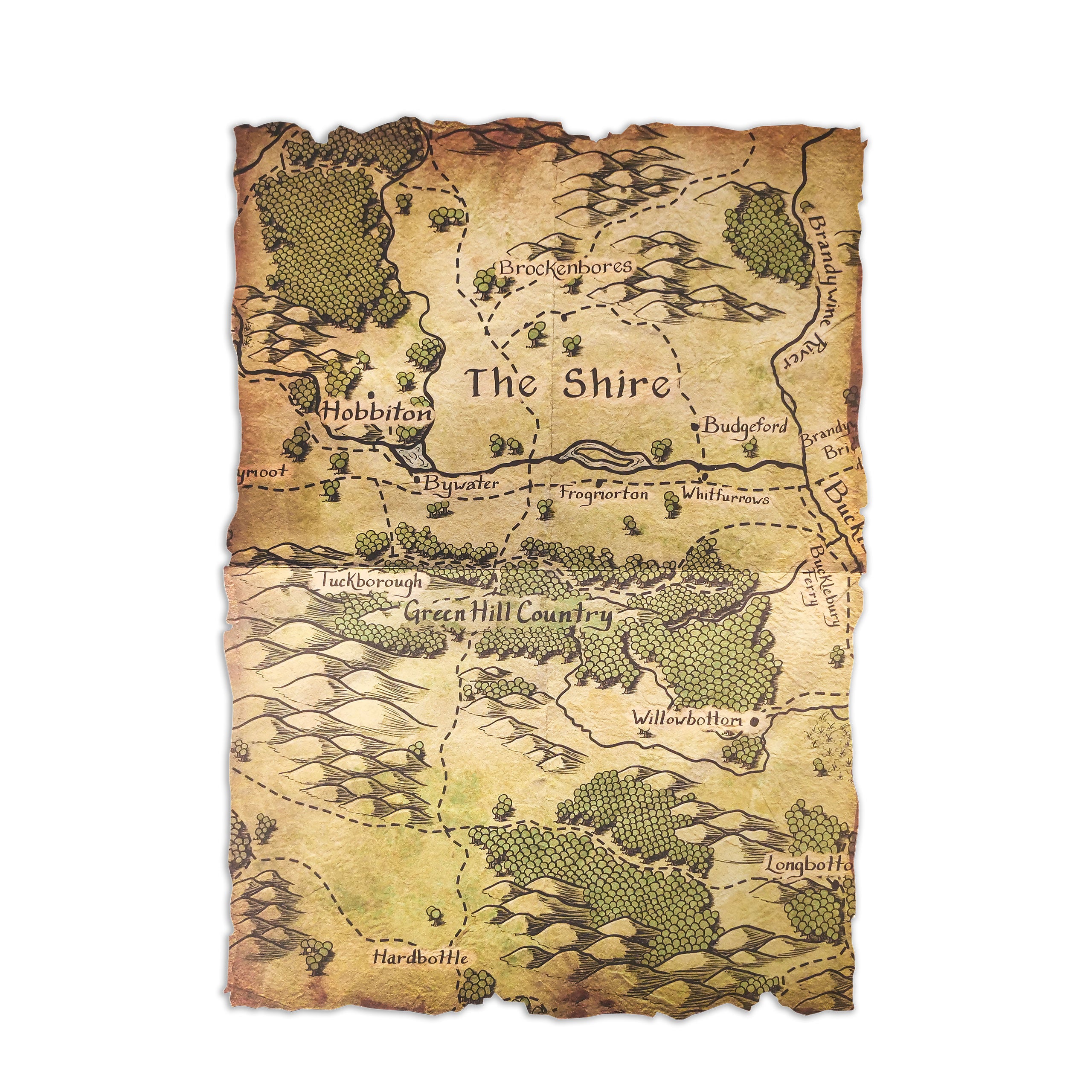 Productafbeelding Heer der Ringen Midden-aarde Speelmat - Magic The Gathering