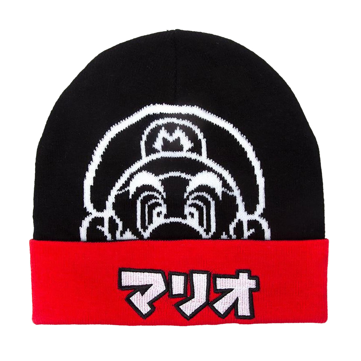 Productafbeelding Super Mario - Japanse Beanie zwart-rood