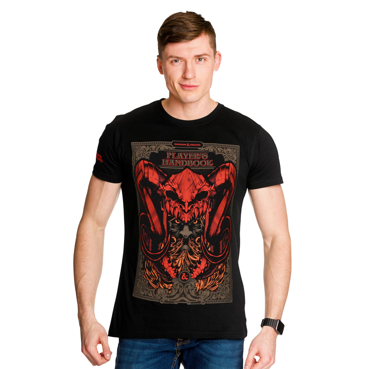 Productafbeelding Dungeons & Dragons - Player's Handbook T-Shirt Zwart