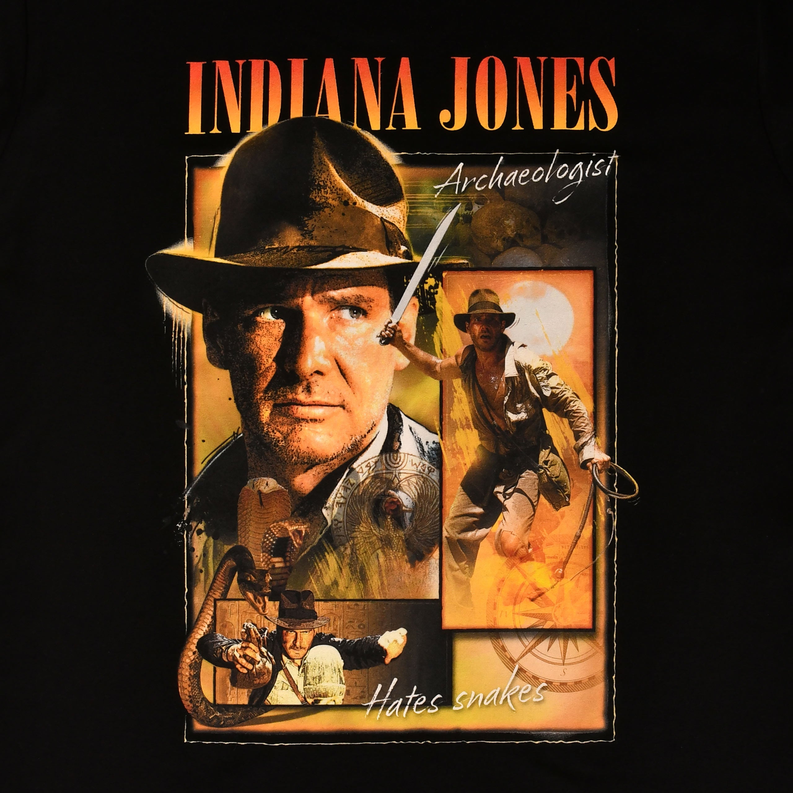 Productafbeelding Indiana Jones - Hommage T-Shirt Zwart