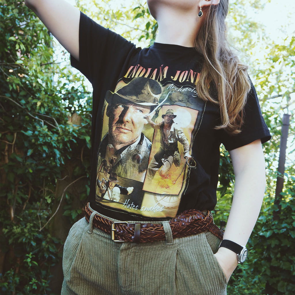 Productafbeelding Indiana Jones - Hommage T-Shirt Zwart