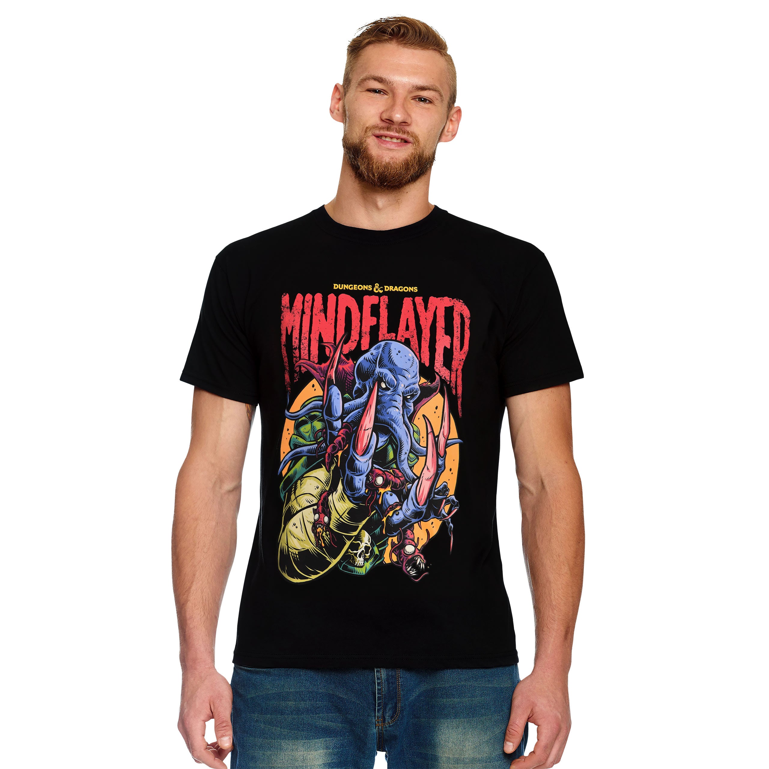 Productafbeelding Dungeons & Dragons - Mindflayer T-shirt zwart