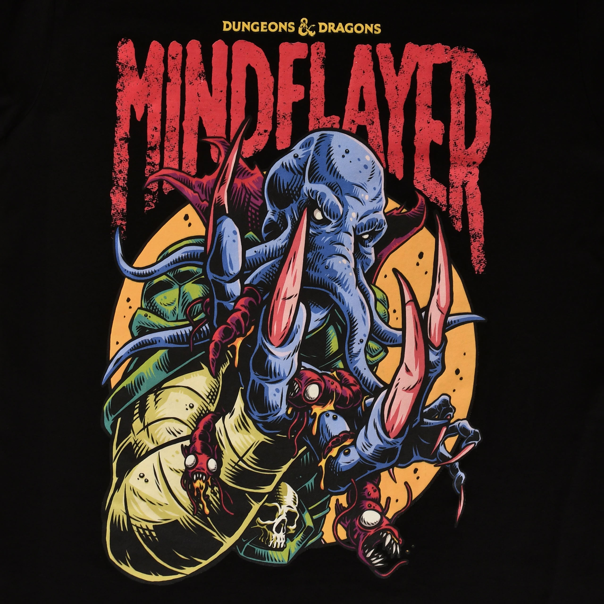 Productafbeelding Dungeons & Dragons - Mindflayer T-shirt zwart