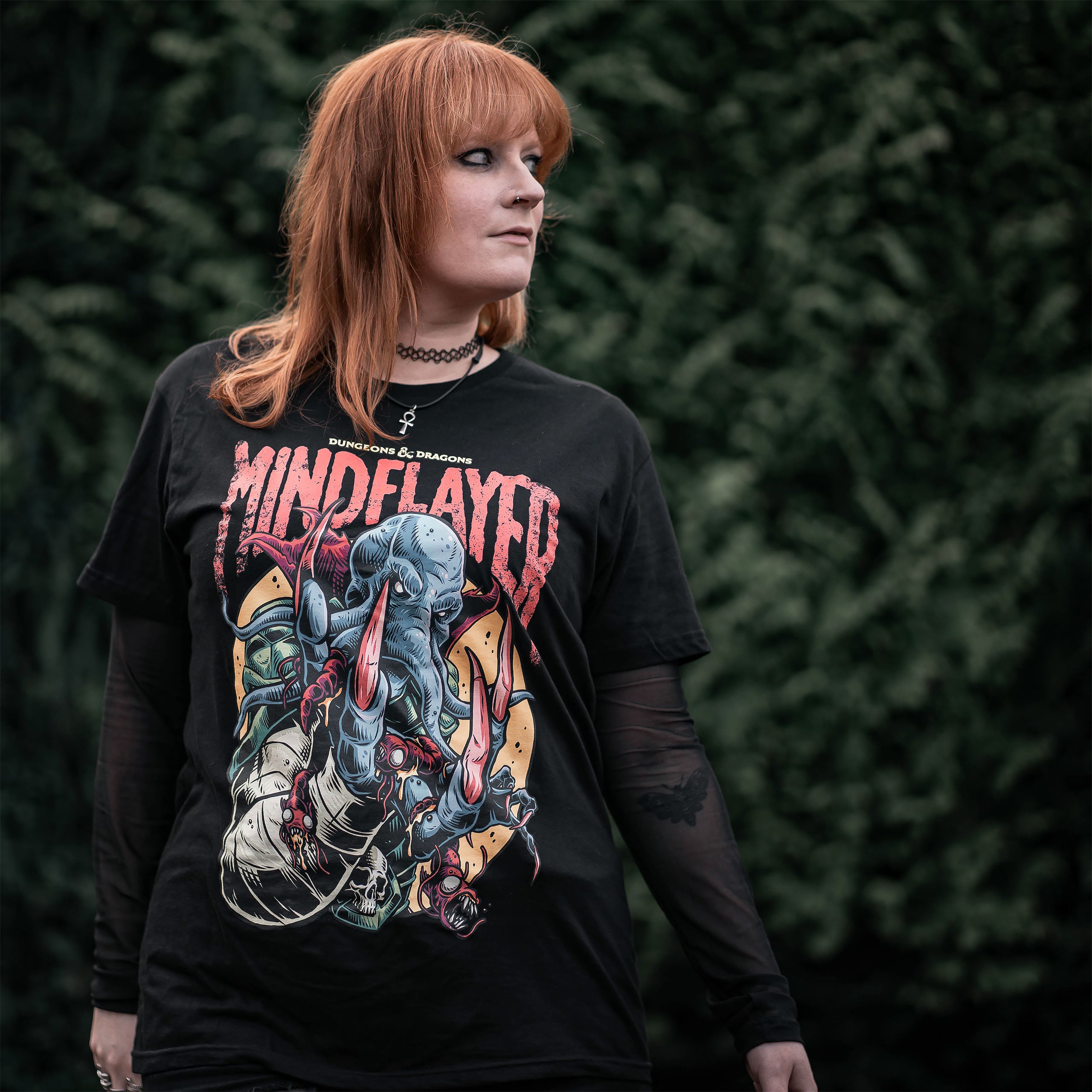 Productafbeelding Dungeons & Dragons - Mindflayer T-shirt zwart