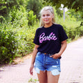 Productafbeelding Barbie - Gesmolten Logo T-Shirt zwart