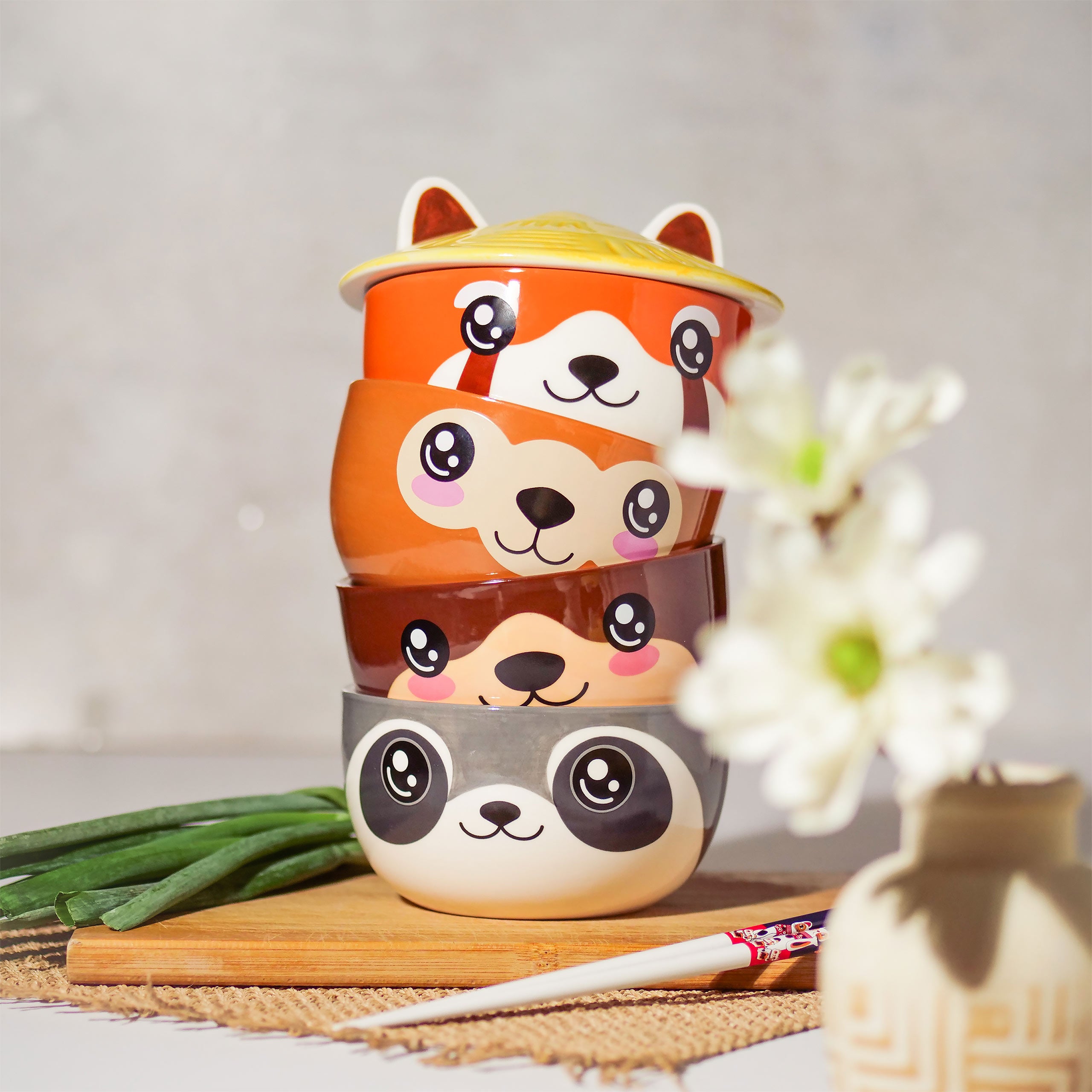 Productafbeelding Otter Kawaii Kom met Deksel voor Anime Fans