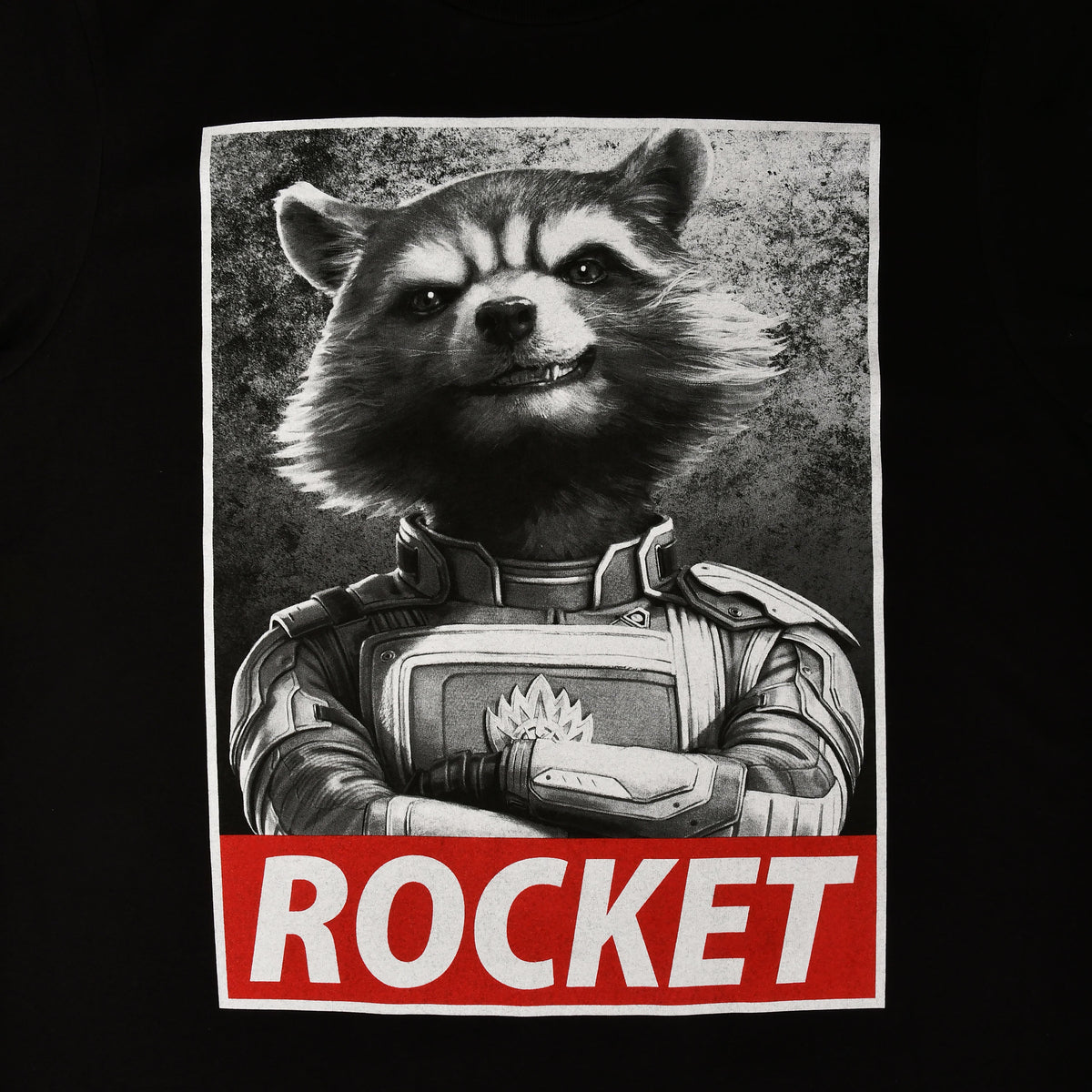 Productafbeelding Rocket Raccoon T-Shirt Zwart - Marvel