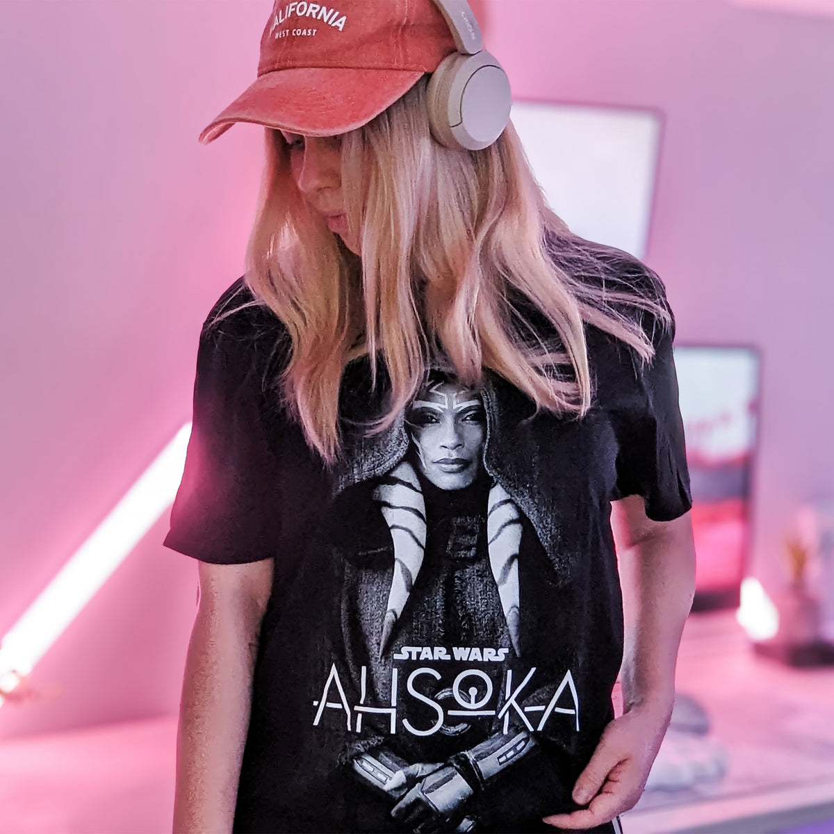 Productafbeelding Ahsoka Tano Togruta T-Shirt zwart - Star Wars