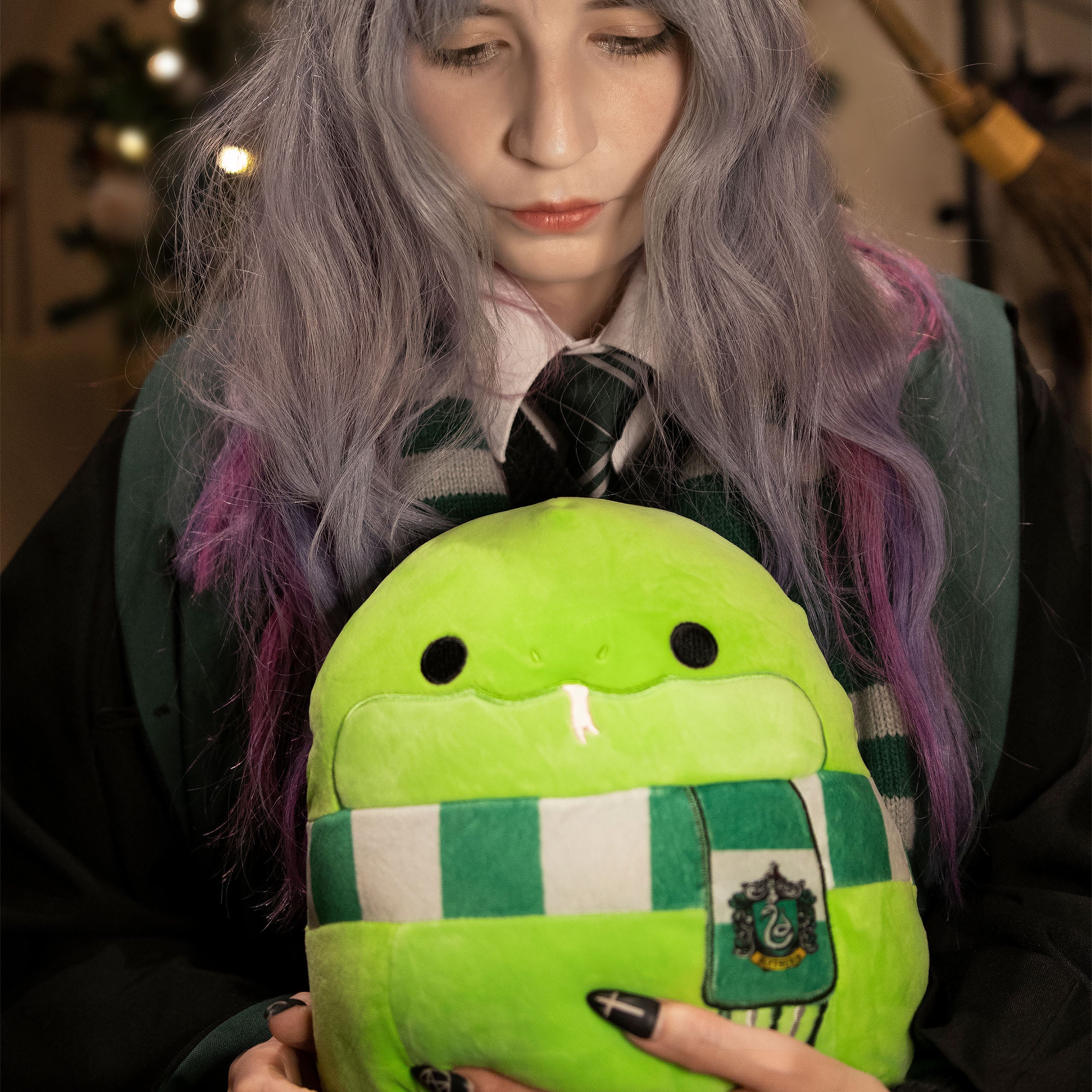 Productafbeelding Harry Potter - Slytherin Slang Squishmallows Pluche Figuur
