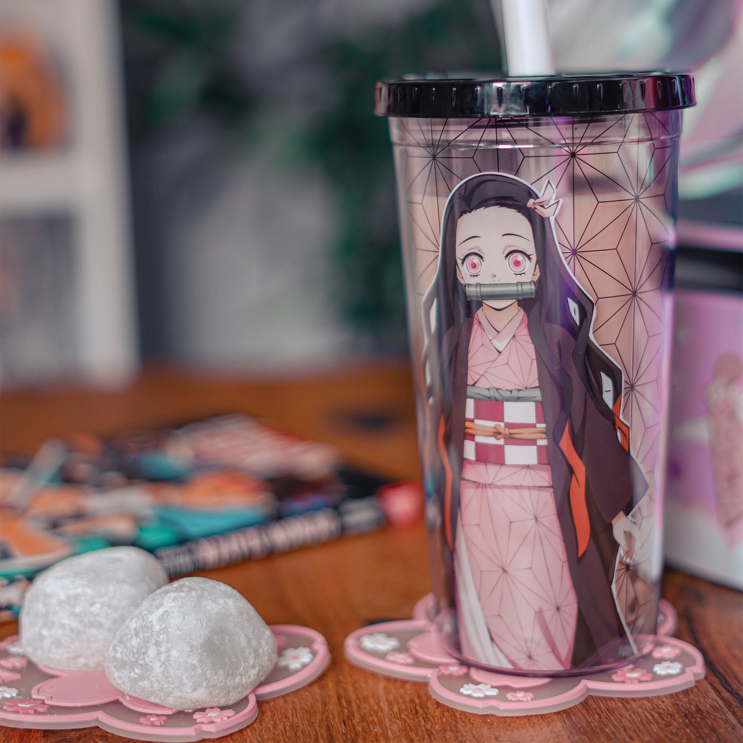 Productafbeelding Demon Slayer - Nezuko Kamado Drinkbeker met rietje