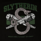 Productafbeelding Zwart Slytherin Quidditch College T-Shirt - Harry Potter