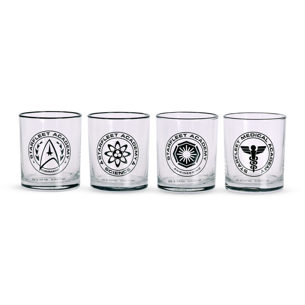 Productafbeelding Starfleet Academy Glazen set van 4 - Star Trek