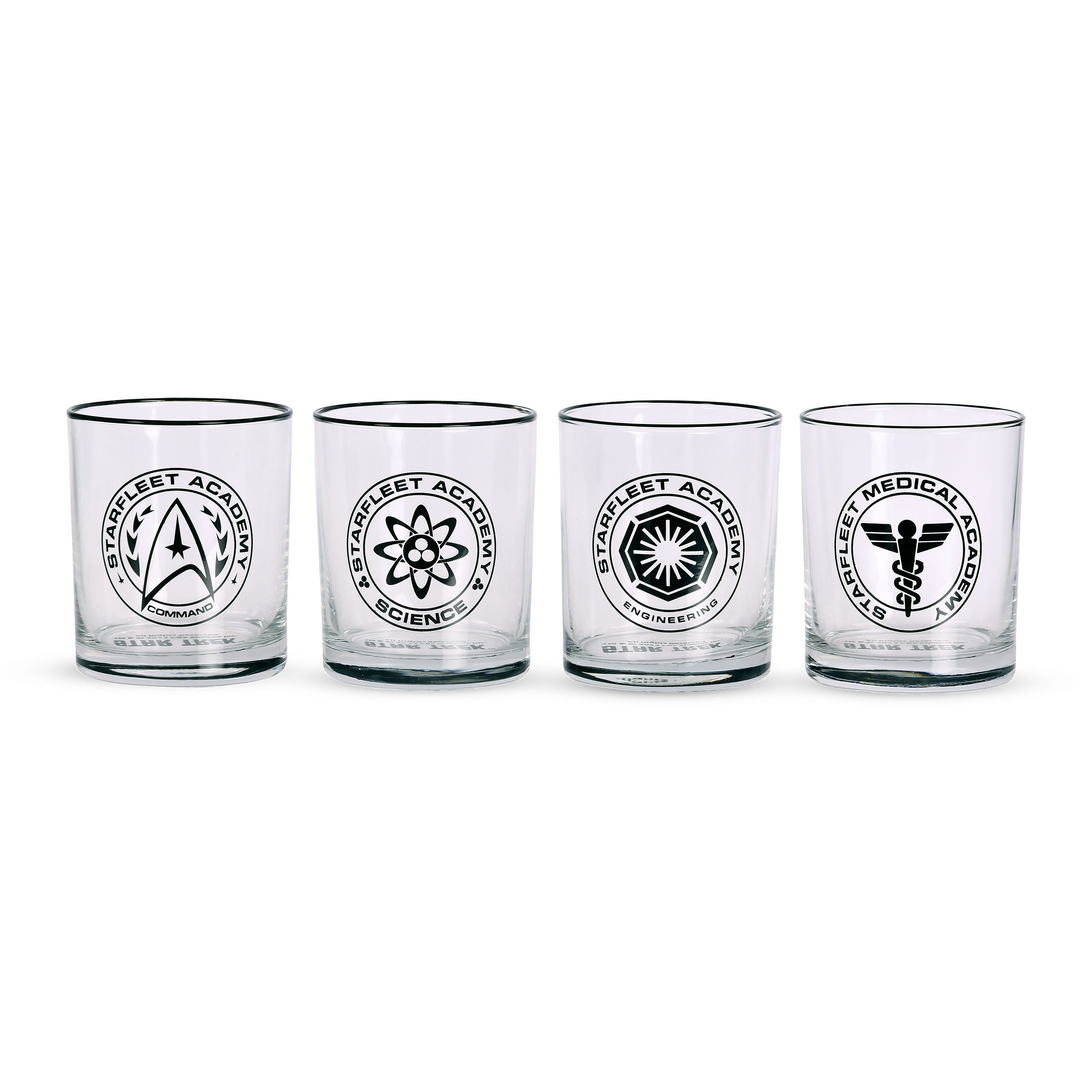 Productafbeelding Starfleet Academy Glazen set van 4 - Star Trek