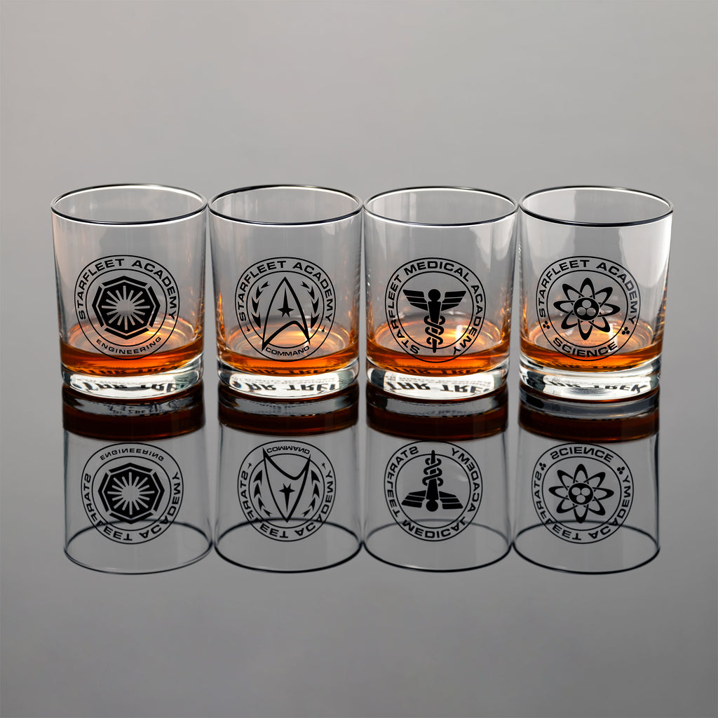 Productafbeelding Starfleet Academy Glazen set van 4 - Star Trek