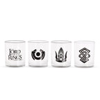 Productafbeelding Midden-aarde Symbool Glazen 4-delige Set - Lord of the Rings