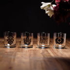 Productafbeelding Midden-aarde Symbool Glazen 4-delige Set - Lord of the Rings