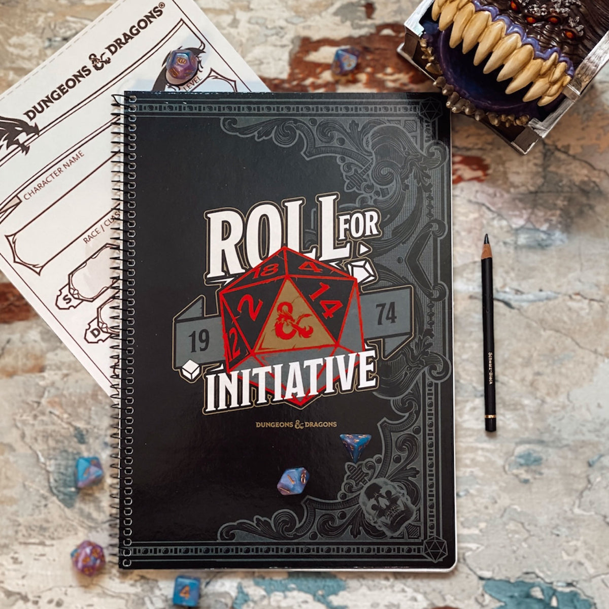 Productafbeelding Dungeons & Dragons - Roll For Initiative Notitieboek A4