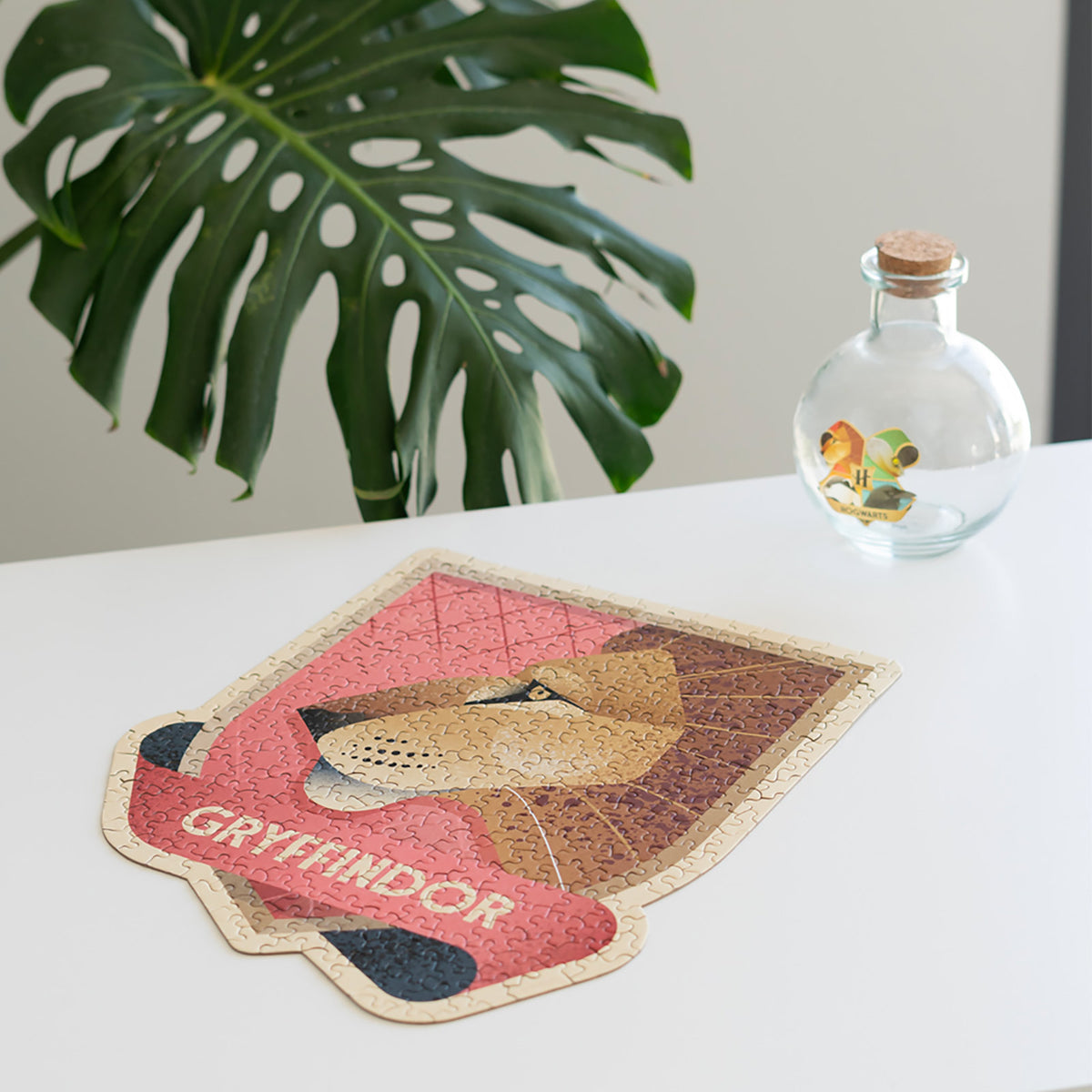 Productafbeelding Gryffindor Wapendier Puzzel in Toverdrankfles - Harry Potter